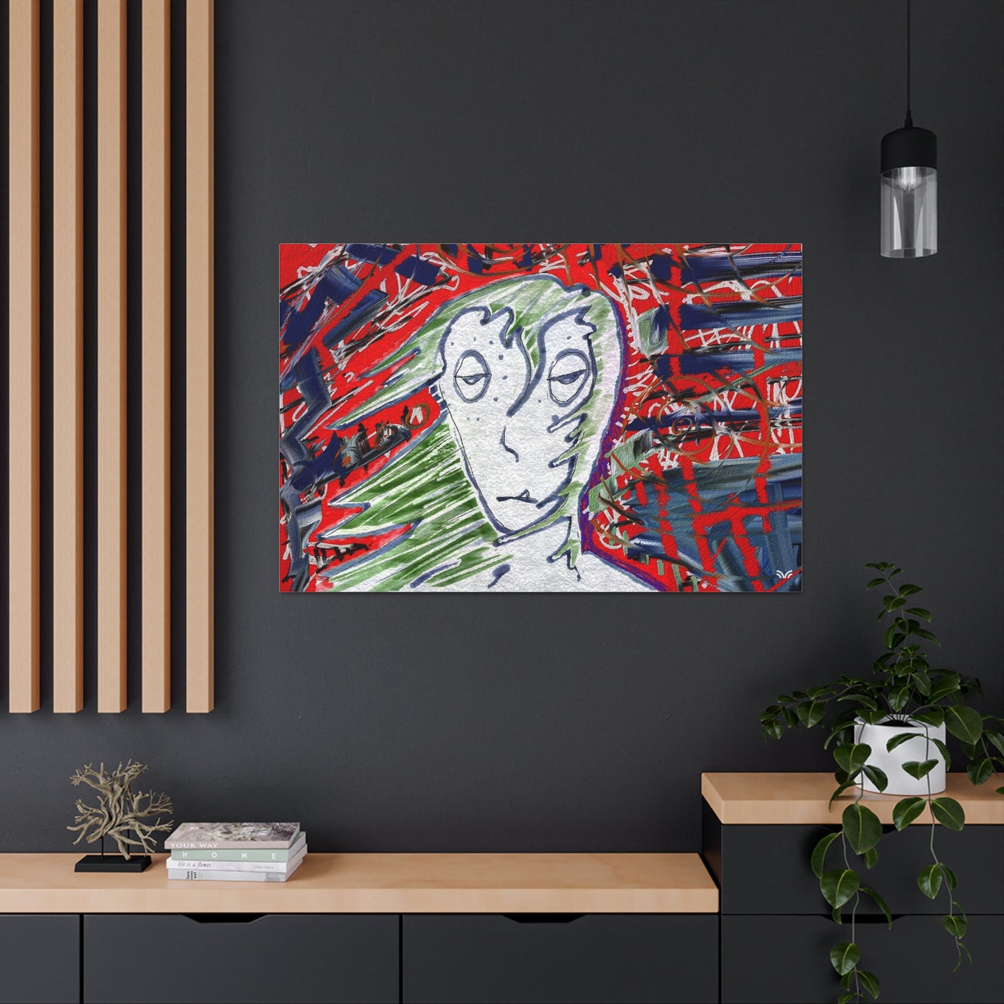 Windgirl Canvas Gallery Wraps